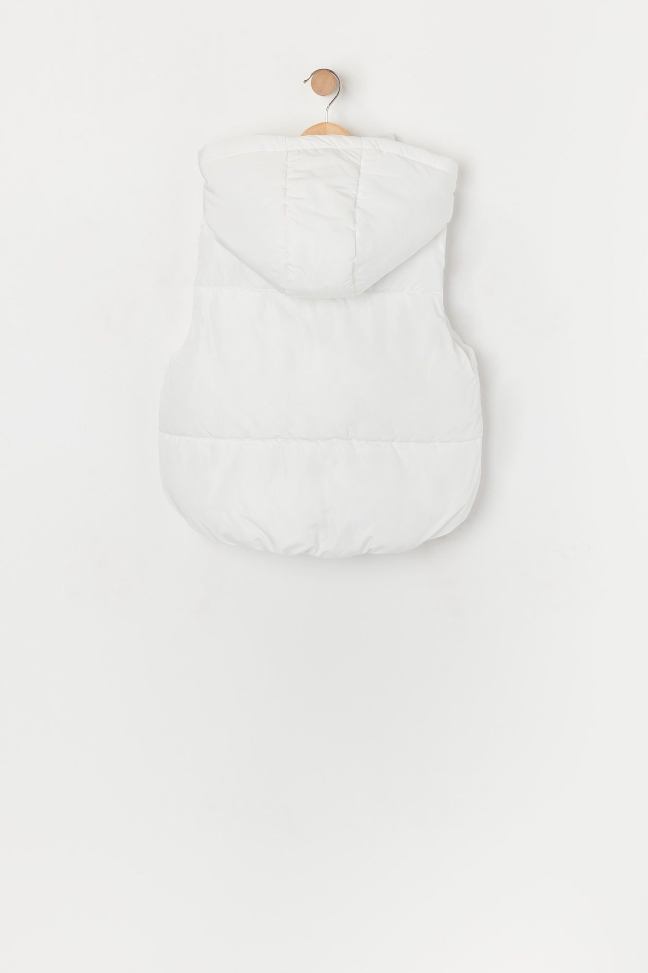 Girls Hooded Puffer Vest sold by Urban Planet product image thumbnail 2