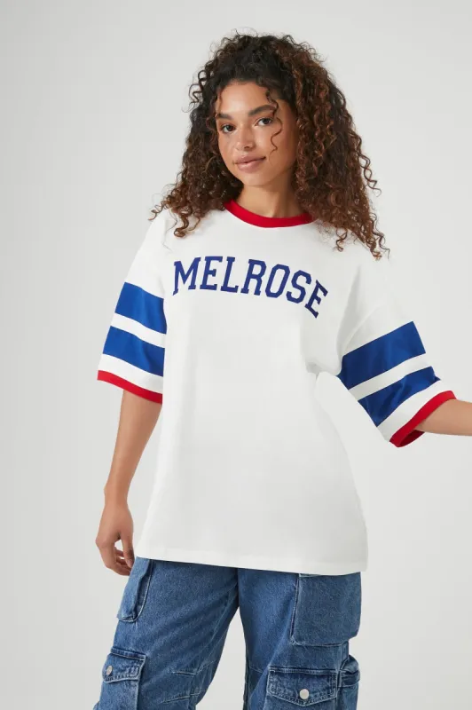 Melrose Graphic Varsity T-Shirt sold by Urban Planet