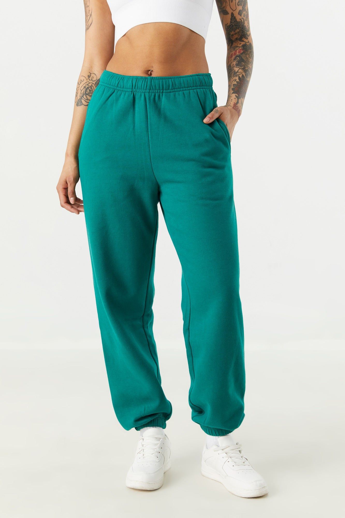 Fleece High Rise Boyfriend Jogger sold by Urban Planet product image thumbnail 5