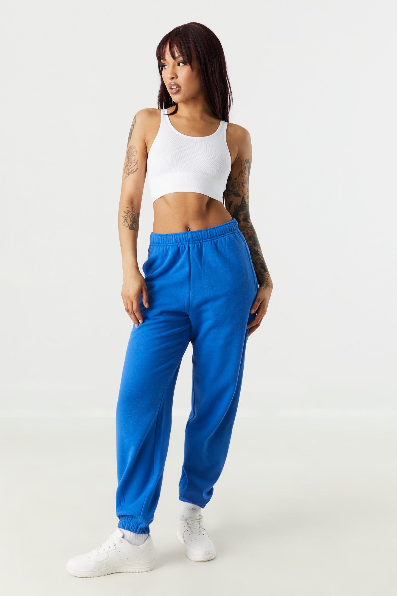 Fleece High Rise Boyfriend Jogger sold by Urban Planet product image thumbnail 7