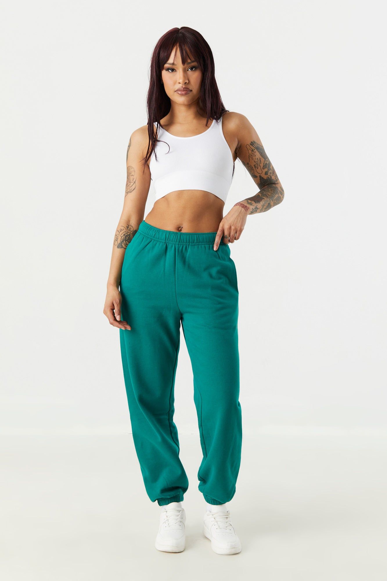 Fleece High Rise Boyfriend Jogger sold by Urban Planet product image thumbnail 4