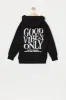 Haut à capuchon en molleton avec imprimé Good Vibes Only pour fille sold by Urban Planet