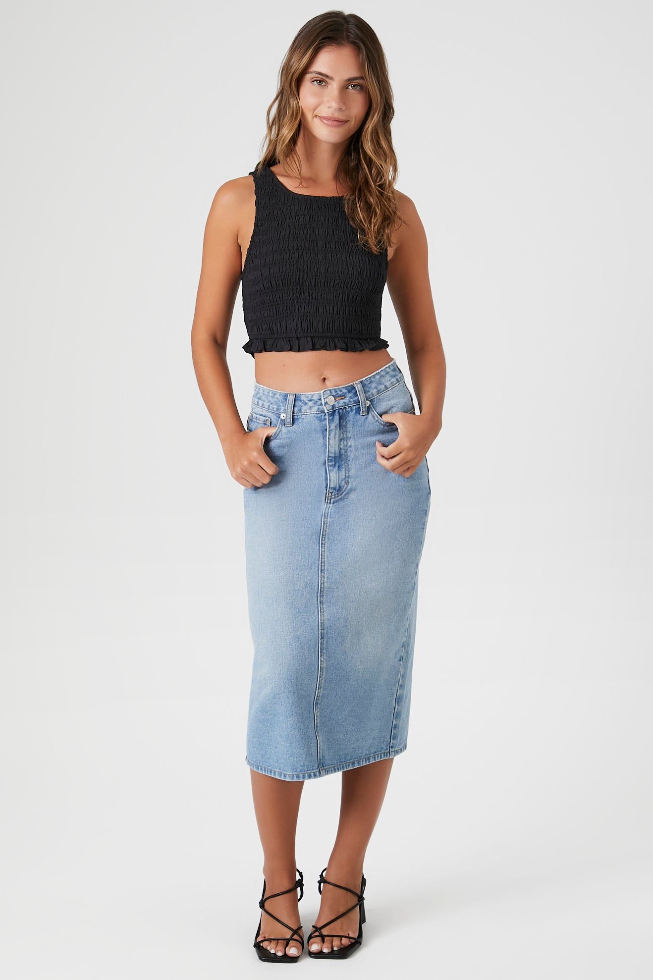 Haut court smocké sold by Urban Planet product image thumbnail 4