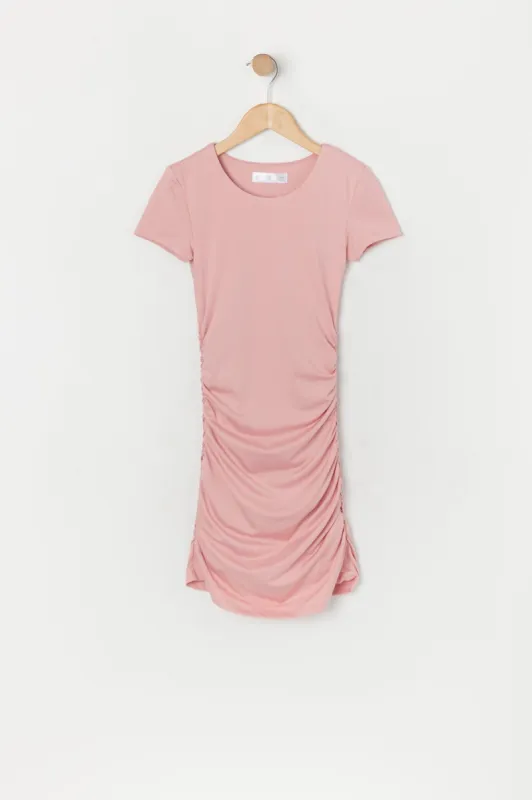 Girls Contour Side Cinched Dress sold by Urban Planet