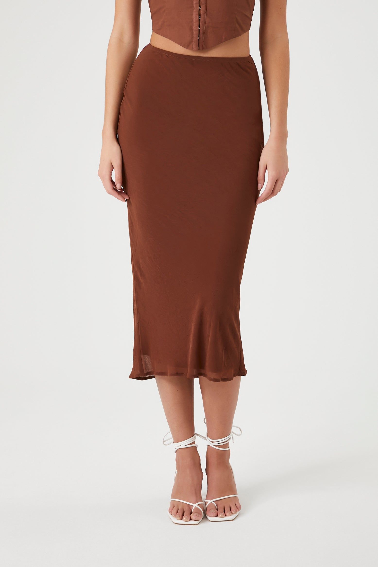 Jupe midi en chiffon sold by Urban Planet product image thumbnail 6