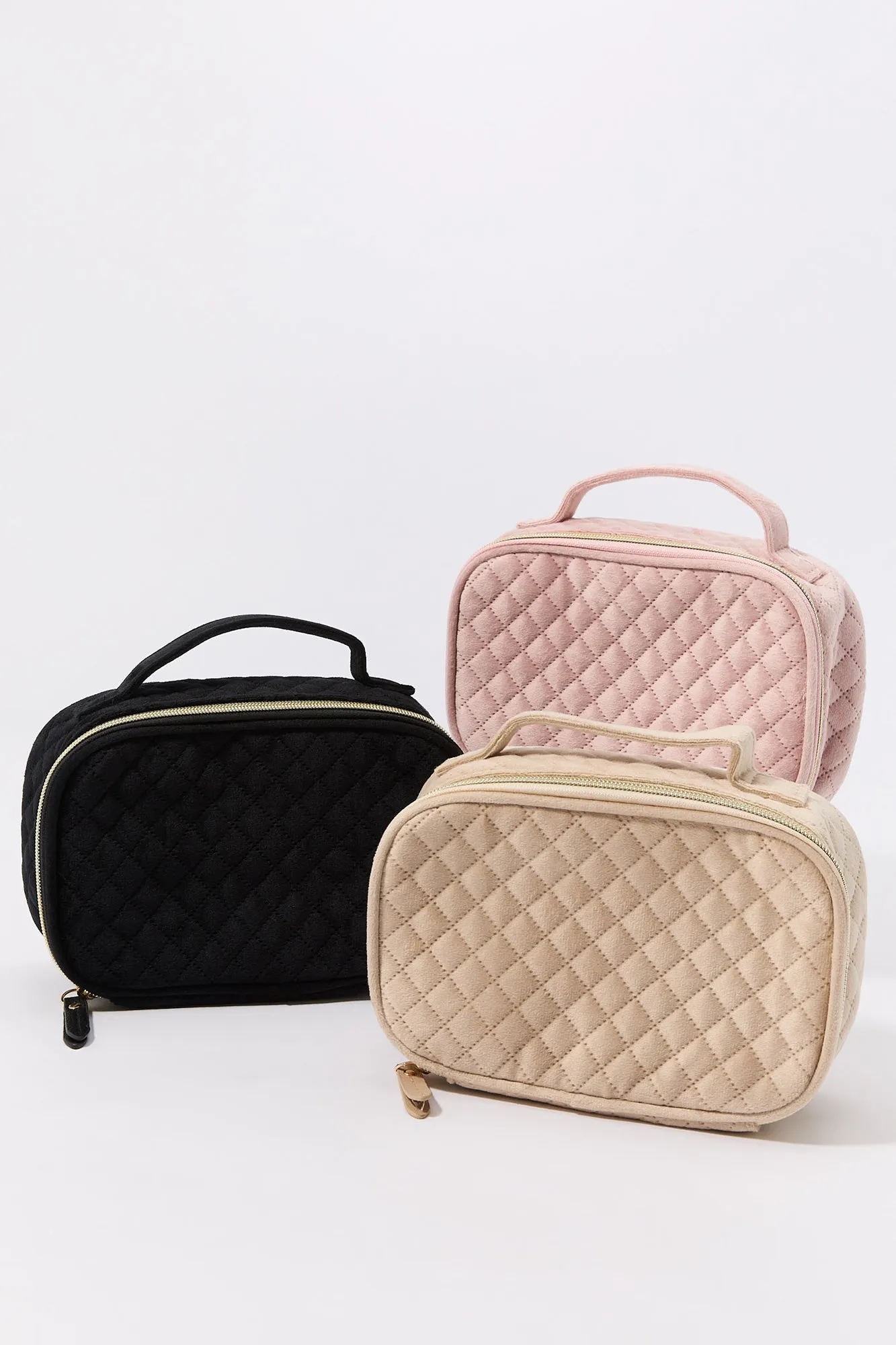 Quilted Makeup Bag sold by Urban Planet