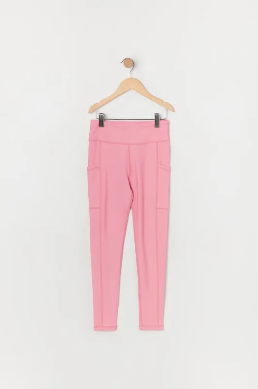 Legging Active avec poches latérales pour fille rose sold by Urban Planet