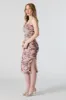 Mesh Ruched Bodycon Midi Dress sold by Urban Planet