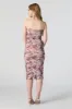 Mesh Ruched Bodycon Midi Dress sold by Urban Planet
