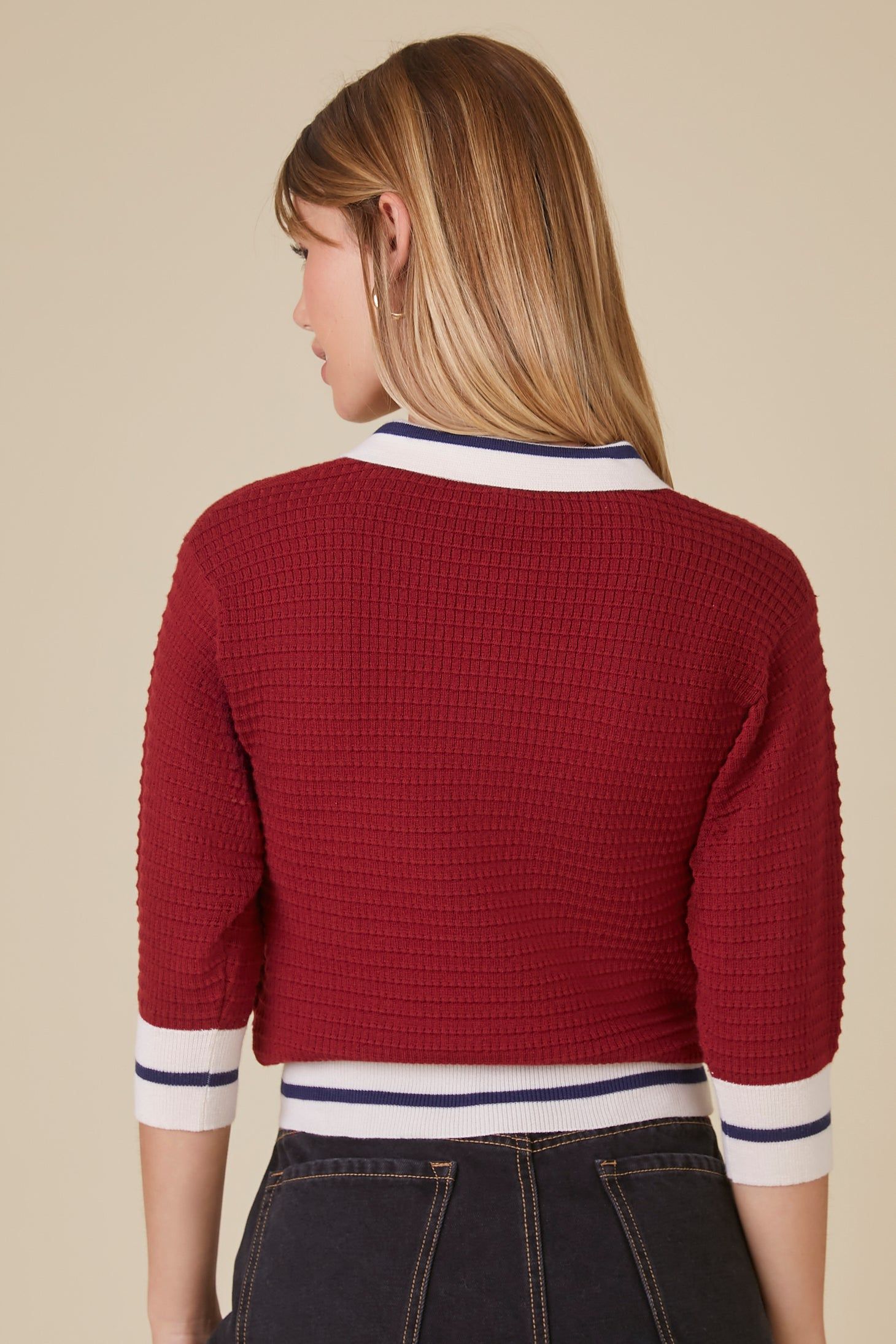 Striped Half Zip Sweater sold by Urban Planet product image thumbnail 2