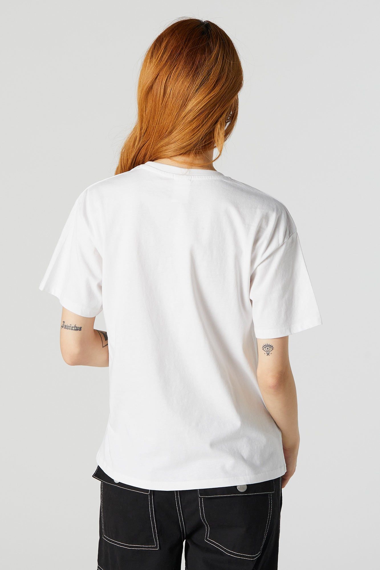 My Whole Vibe Is Do Not Disturb Graphic Boyfriend T-Shirt sold by Urban Planet product image thumbnail 4