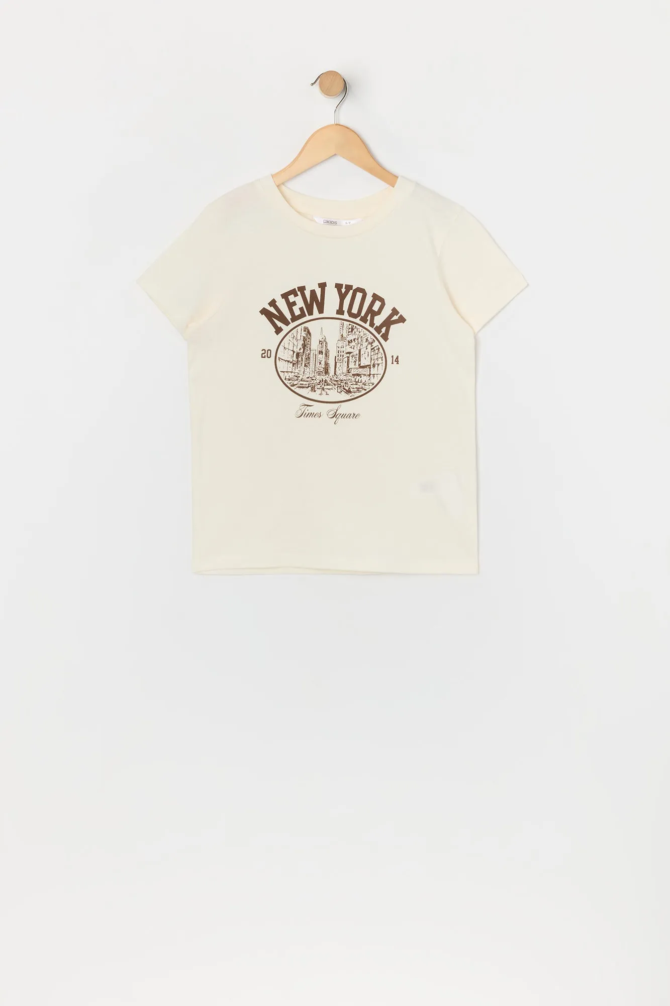 T-shirt à imprimé New York Times Square pour fille sold by Urban Planet