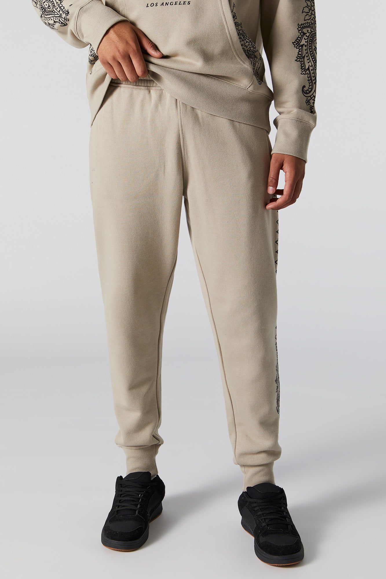 Graphic Fleece Jogger sold by Urban Planet