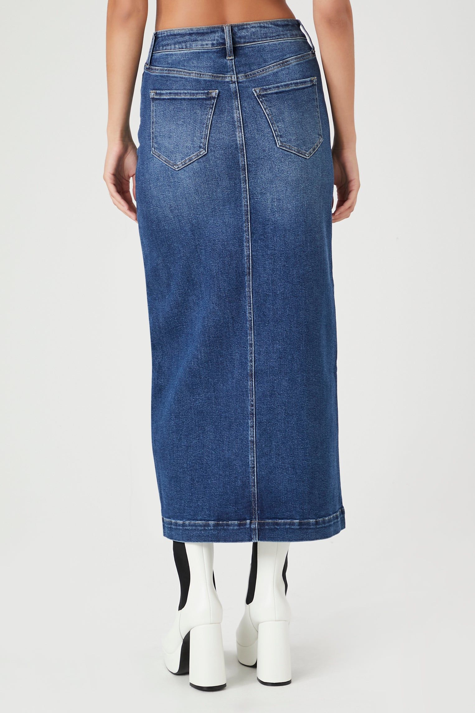 Denim Slit Maxi Skirt sold by Urban Planet product image thumbnail 3