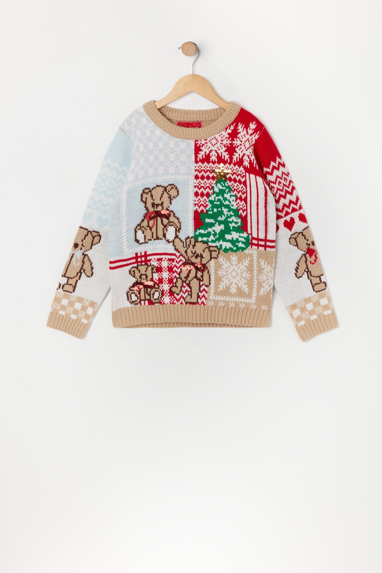 Chandail de Noël à imprimé Ourson pour fille sold by Urban Planet