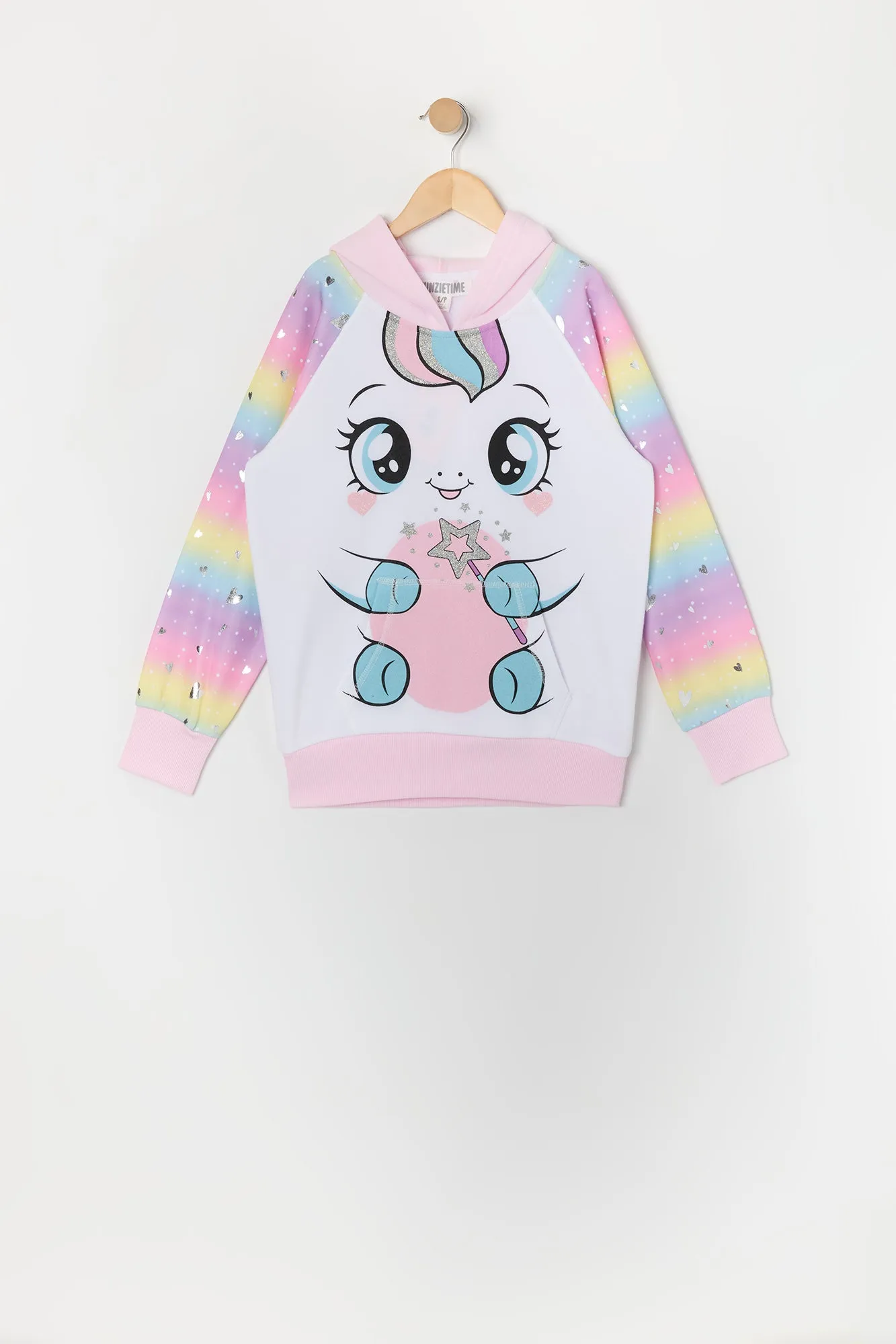 Girls Magic Unicorn Character Hoodie sold by Urban Planet product image thumbnail 2