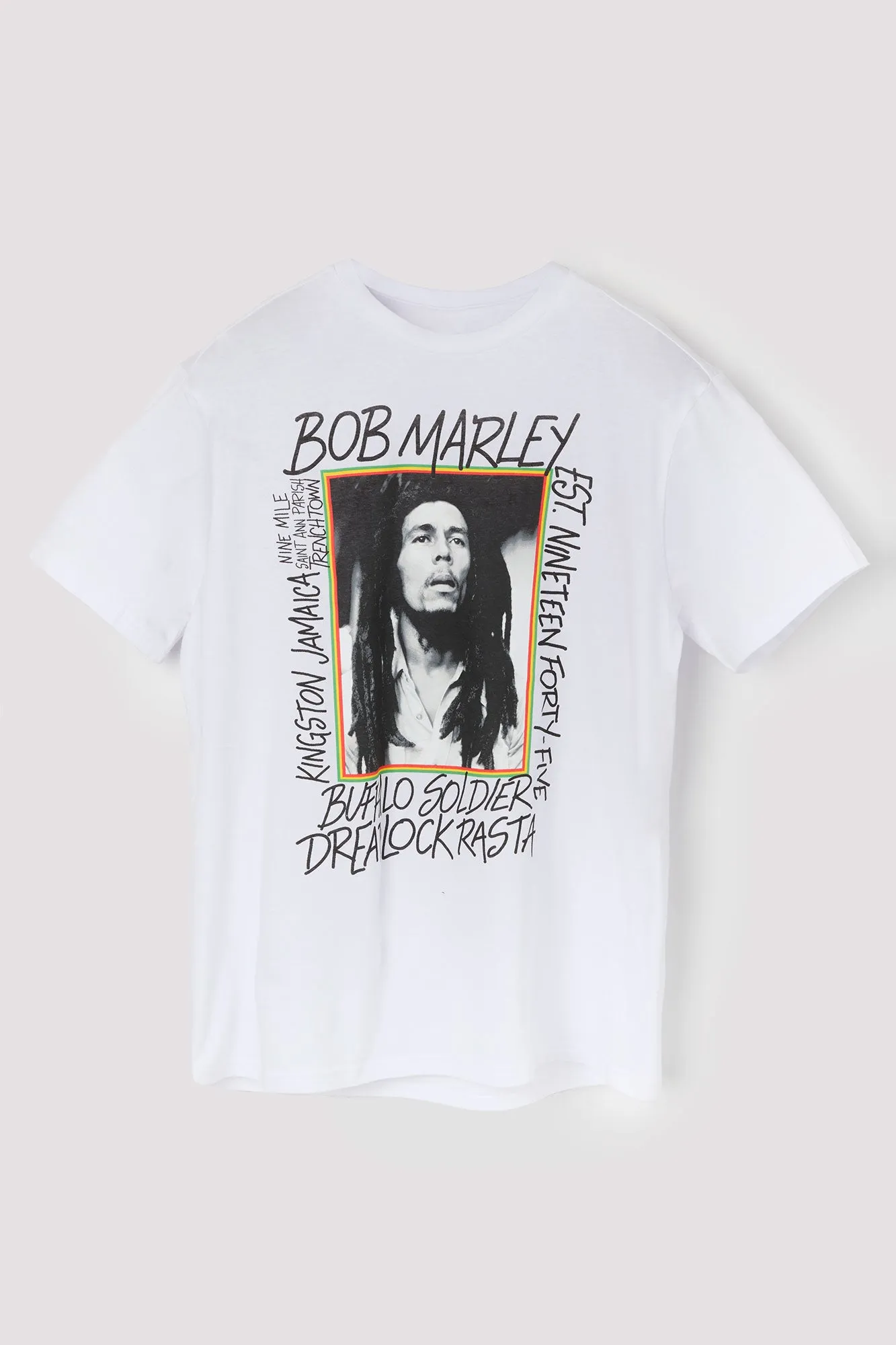 Bob Marley Graphic T-Shirt sold by Urban Planet product image thumbnail 4