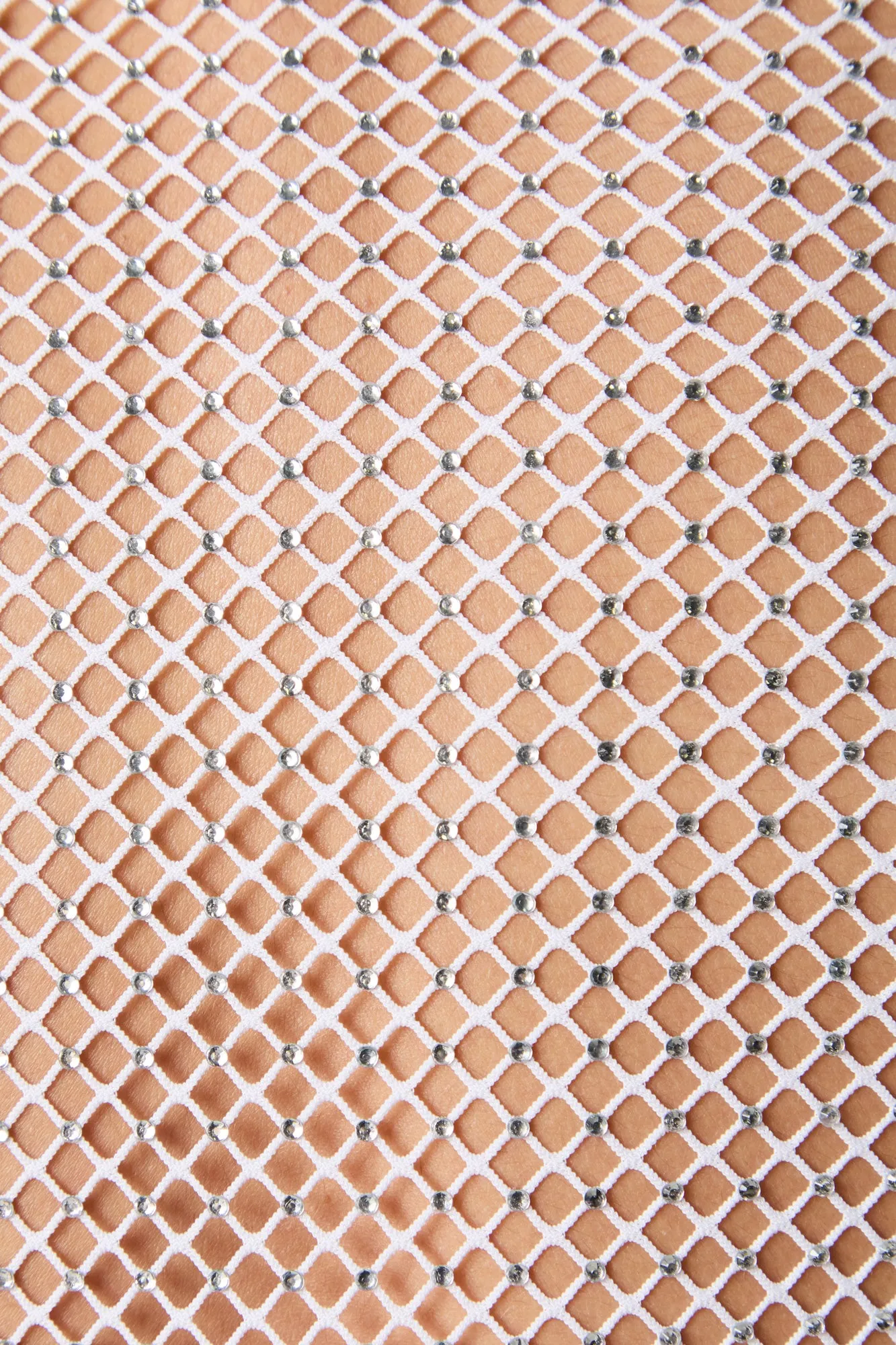 Rhinestone Fishnet Cropped Tank Cover Up sold by Urban Planet product image thumbnail 5