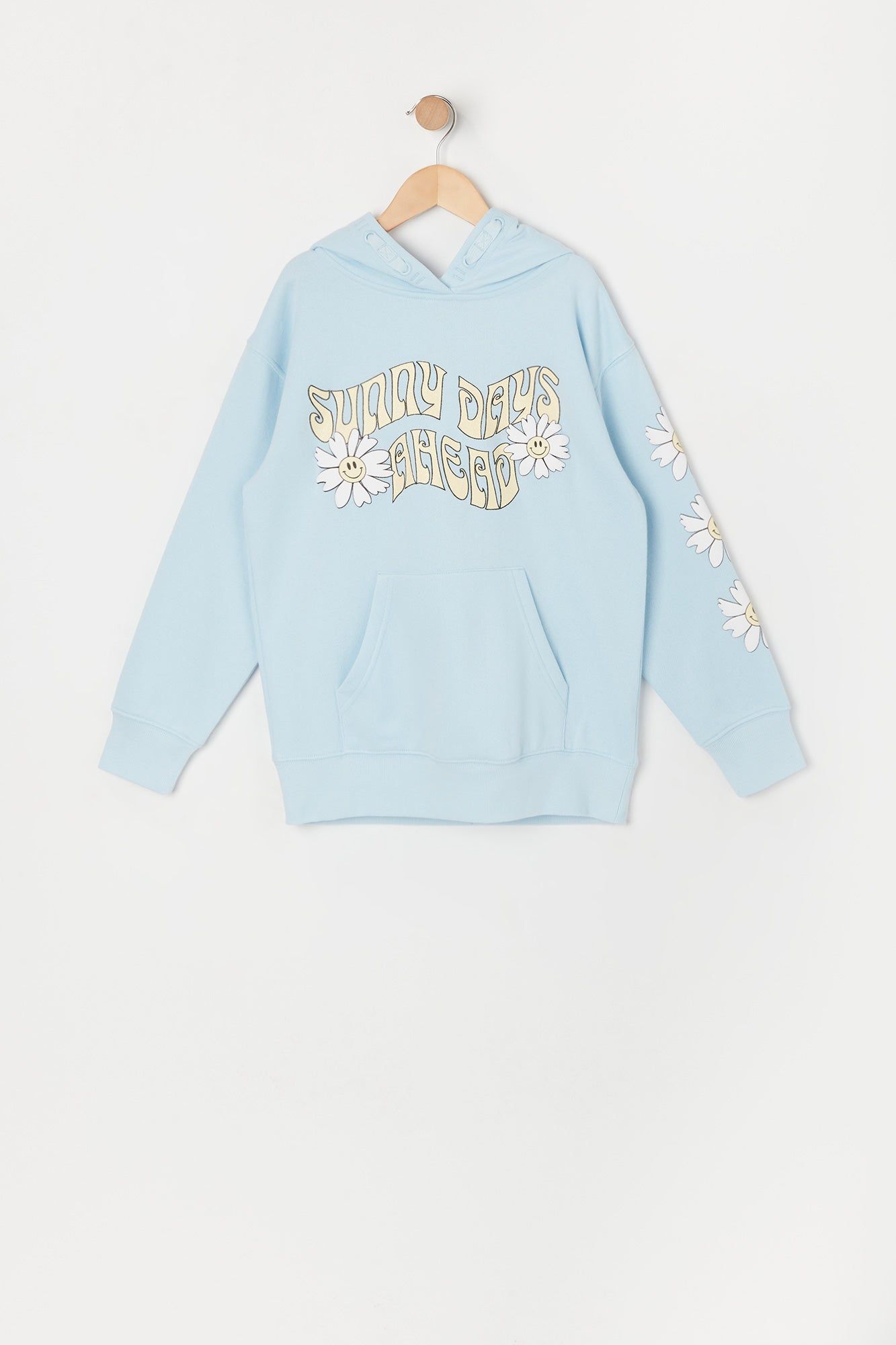 Girls Sunny Days Ahead Graphic Fleece Hoodie sold by Urban Planet