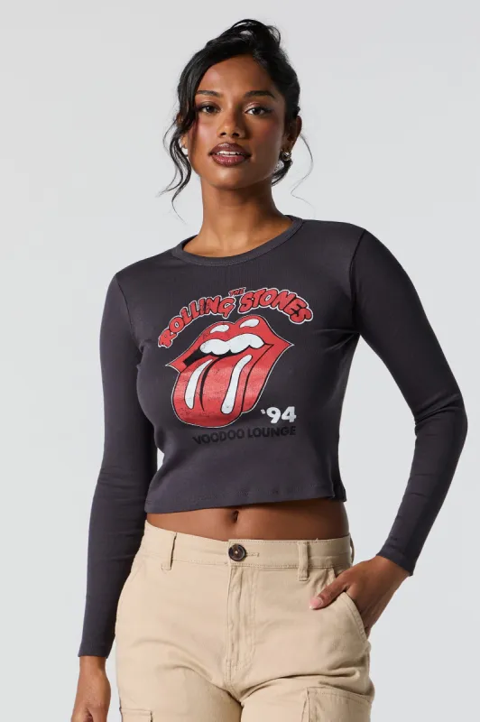 Rolling Stones Graphic Long Sleeve Top sold by Urban Planet