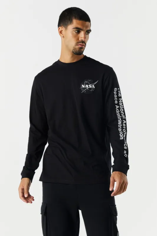 NASA Graphic Long Sleeve Top sold by Urban Planet
