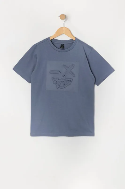 T-shirt avec motif brodé Wink Face pour garçon sold by Urban Planet