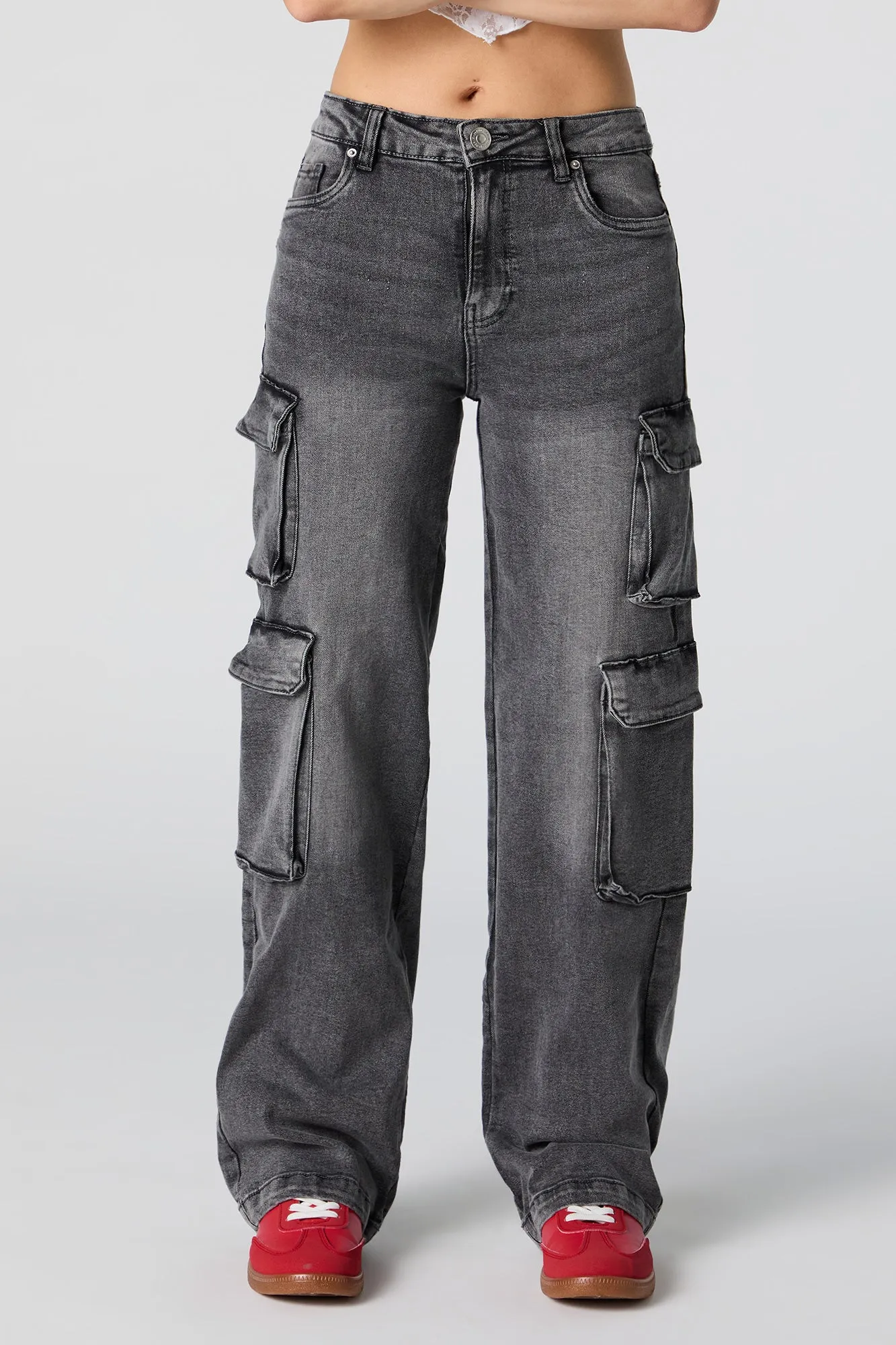 Mid Rise 4 Pocket Cargo Jean sold by Urban Planet product image thumbnail 2
