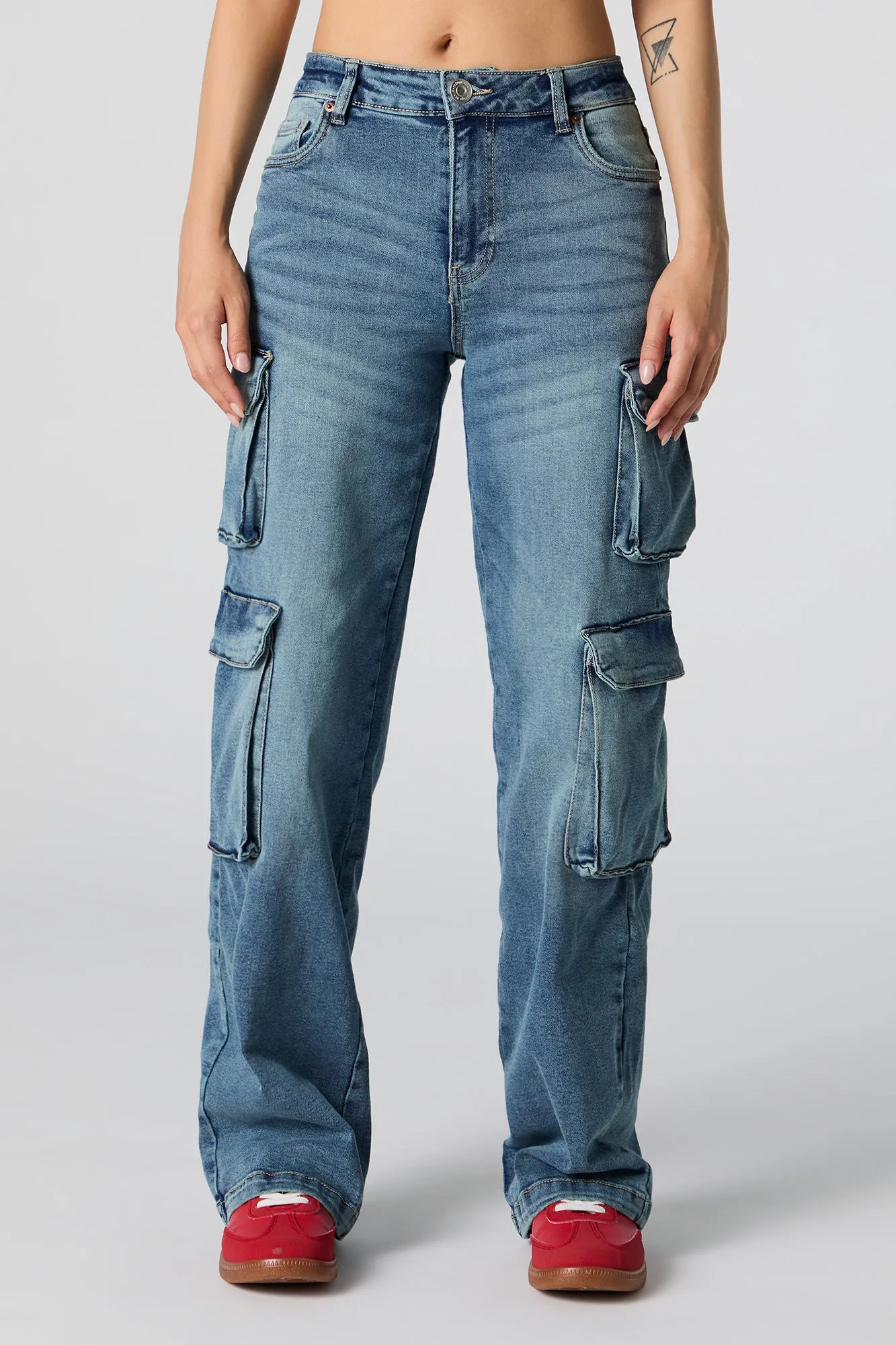 Mid Rise 4 Pocket Cargo Jean sold by Urban Planet product image thumbnail 5