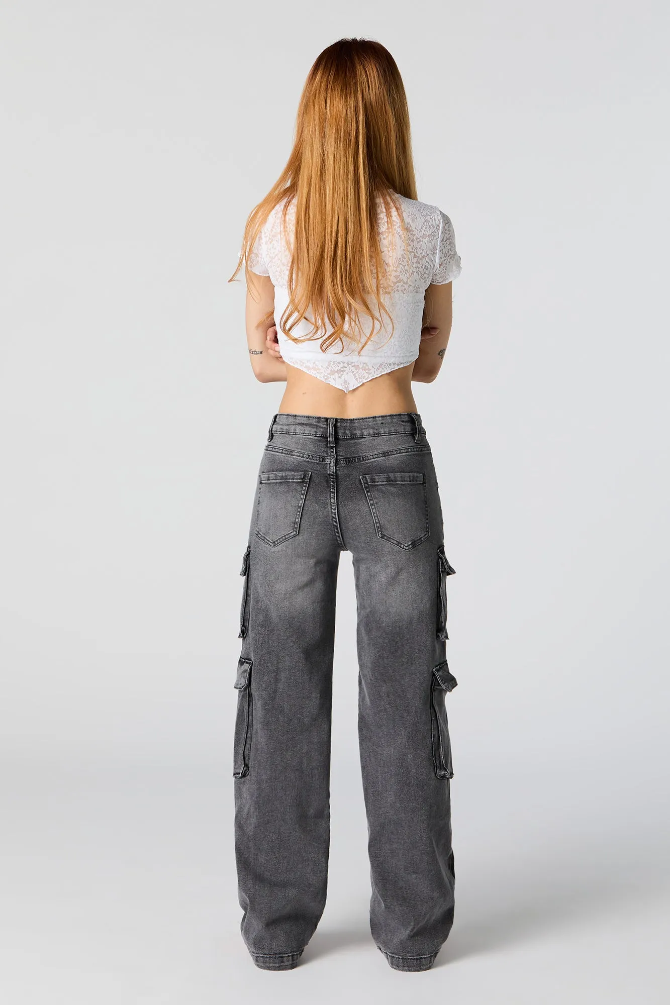 Mid Rise 4 Pocket Cargo Jean sold by Urban Planet product image thumbnail 3