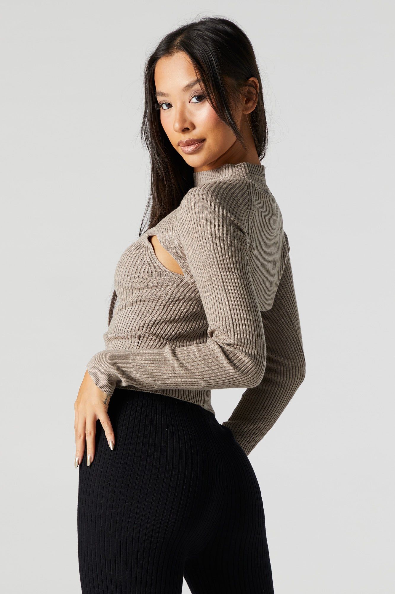 Haut avec débardeur et veste côtlés sold by Urban Planet product image thumbnail 2