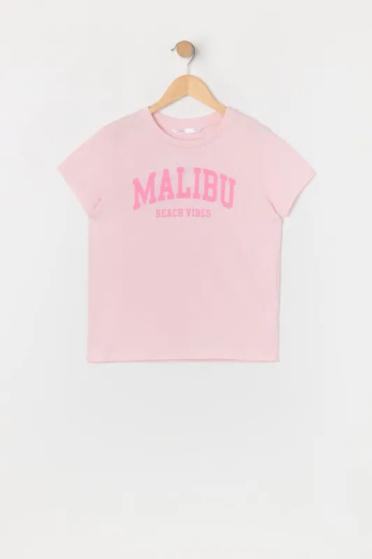 Girls Malibu Graphic T-Shirt sold by Urban Planet