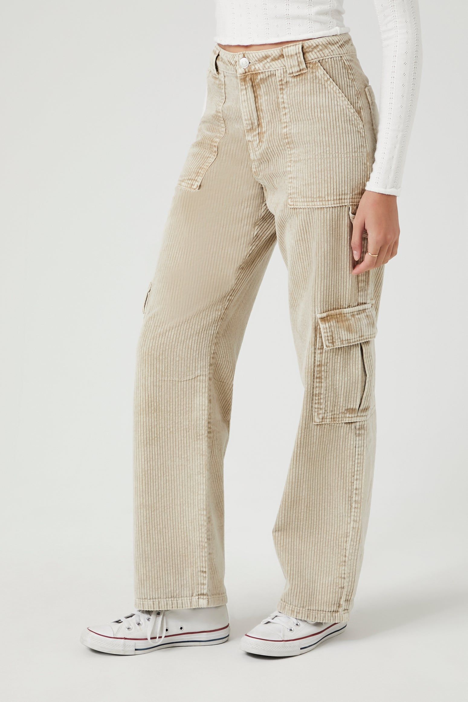 Pantalon cargo en velours côtelé sold by Urban Planet product image thumbnail 4