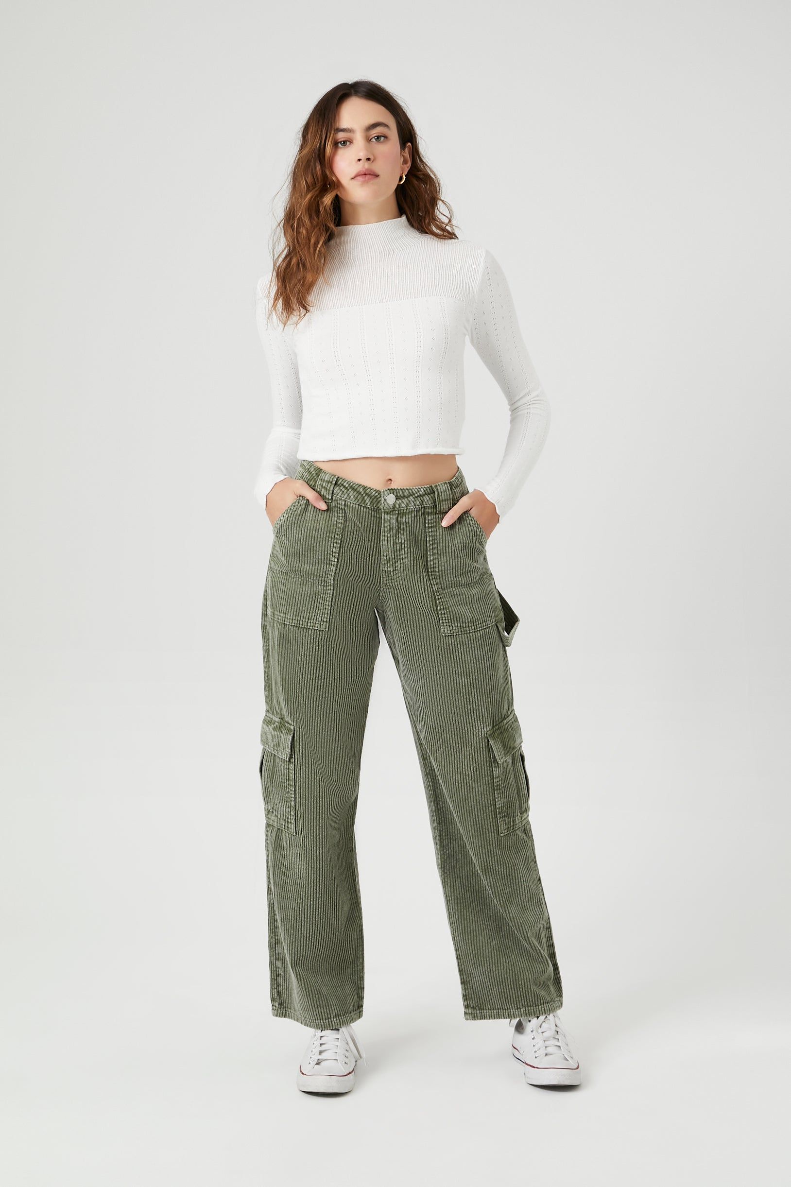Pantalon cargo en velours côtelé sold by Urban Planet product image thumbnail 7