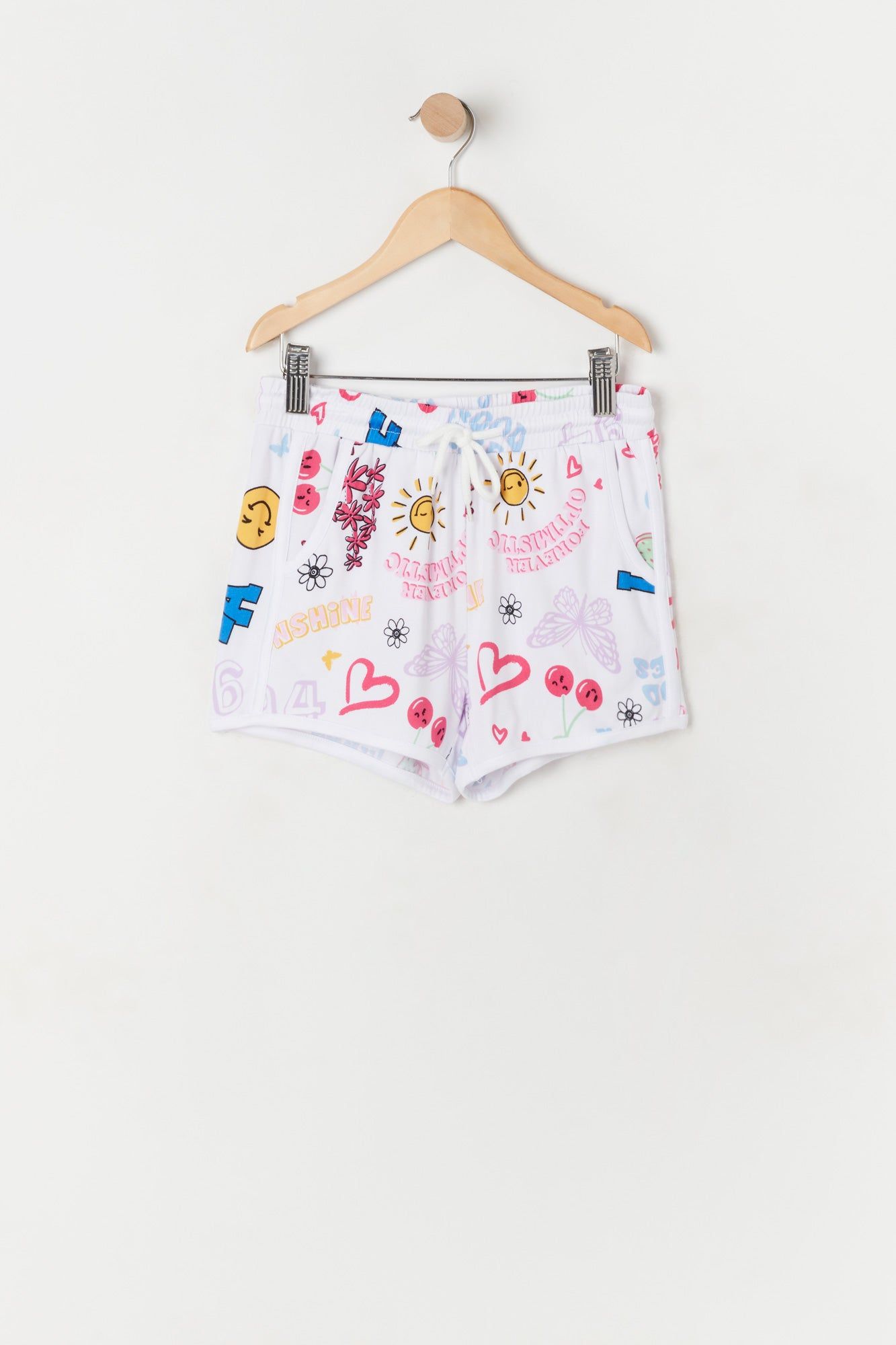 Girls Emoji Print Short sold by Urban Planet