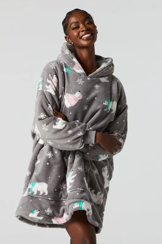 Xmas Bear Print Humungo sold by Urban Planet