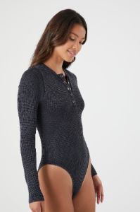 Seamless Waffle Knit Bodysuit sold by Urban Planet