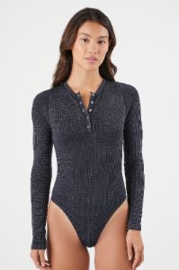 Seamless Waffle Knit Bodysuit sold by Urban Planet