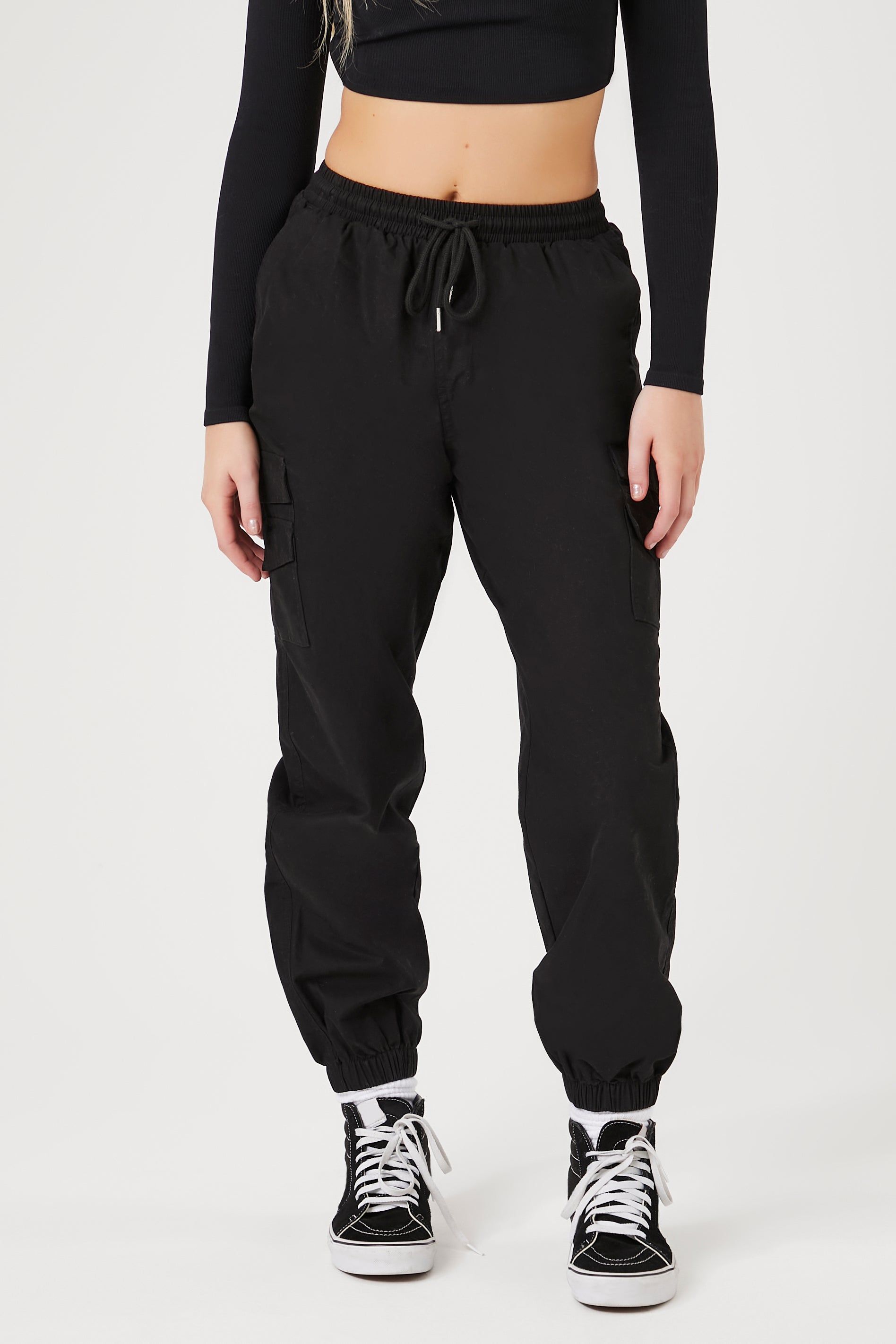 Pantalon de jogging cargo mi-taille en sergé sold by Urban Planet product image thumbnail 6