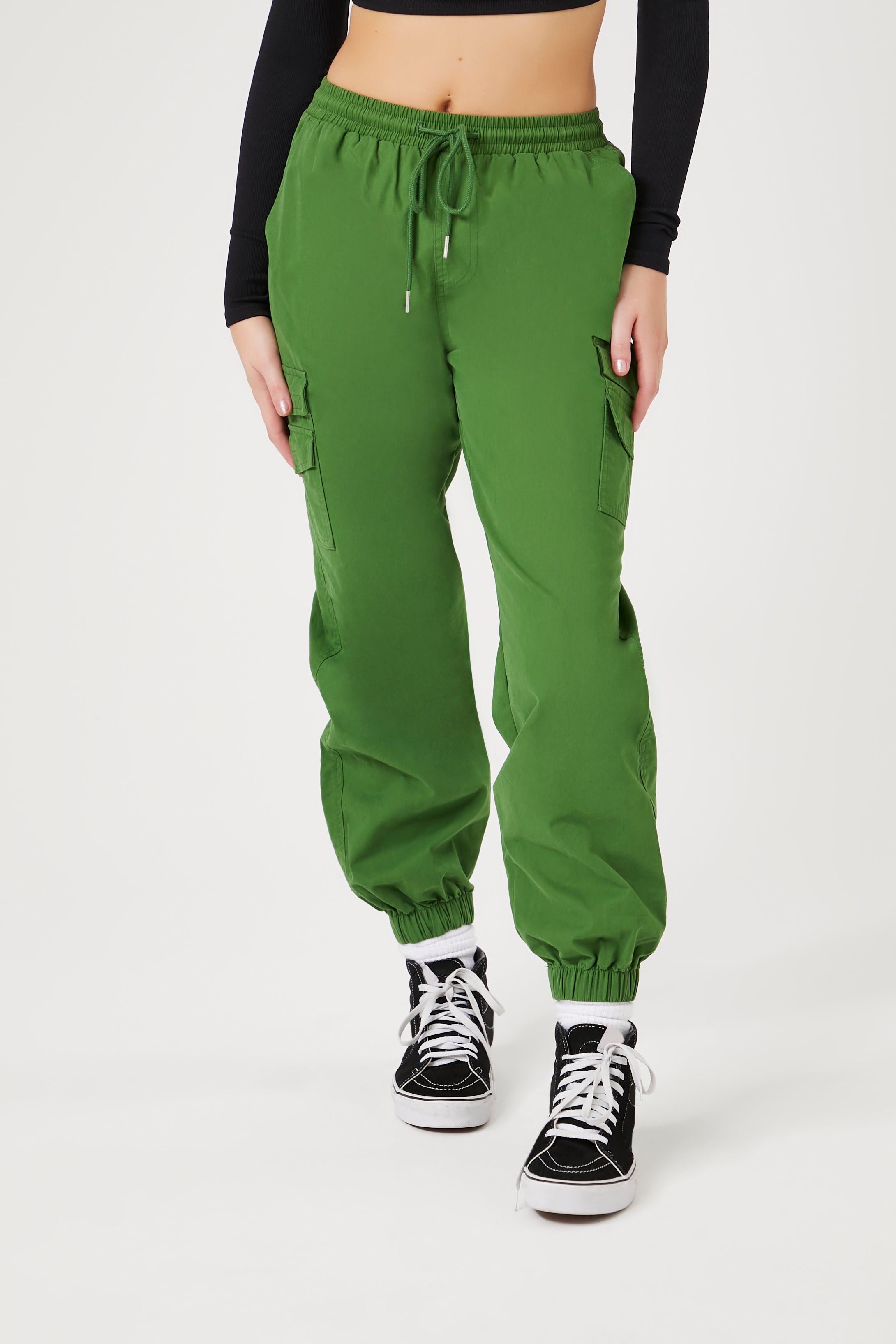 Pantalon de jogging cargo mi-taille en sergé sold by Urban Planet product image thumbnail 2