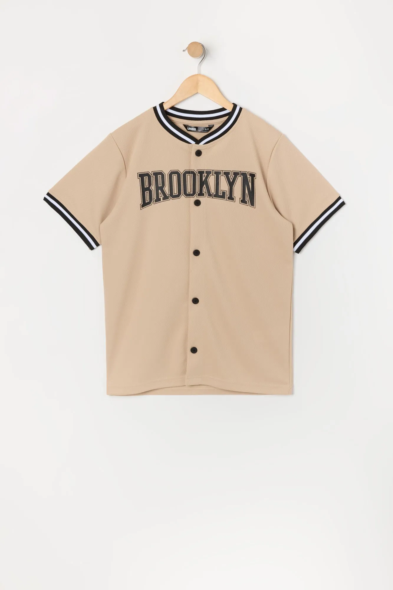 Jersey de baseball en filet à imprimé Brooklyn pour garçon sold by Urban Planet