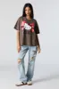 Hello Kitty Bow Graphic Boyfriend T-Shirt sold by Urban Planet