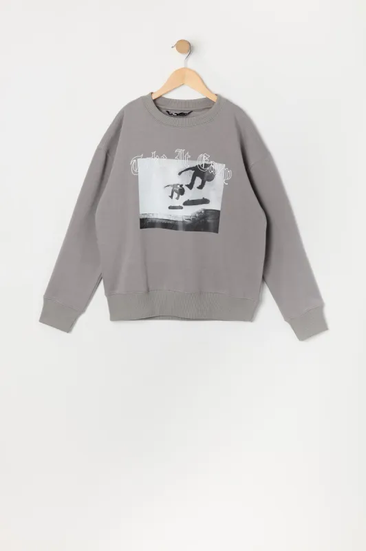 Boys Take It Easy Fleece Sweatshirt sold by Urban Planet
