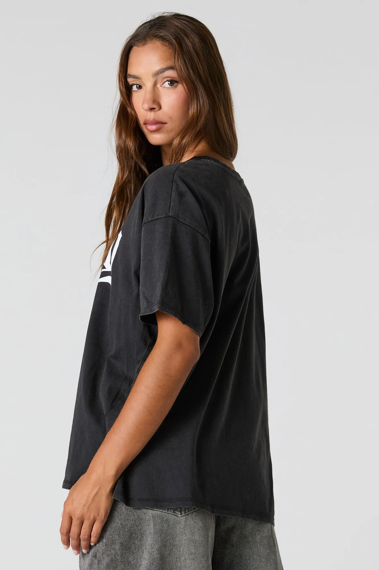 Friday the 13th Graphic Washed Boyfriend T-Shirt sold by Urban Planet product image thumbnail 3