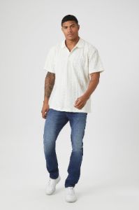 Jean mince en denim extensible délavé foncé sold by Urban Planet