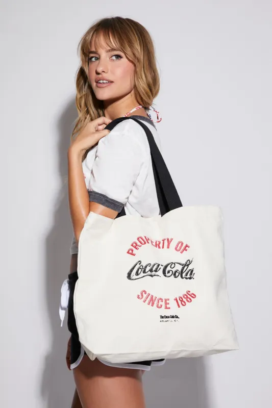 Coca-Cola Graphic Tote Bag sold by Urban Planet