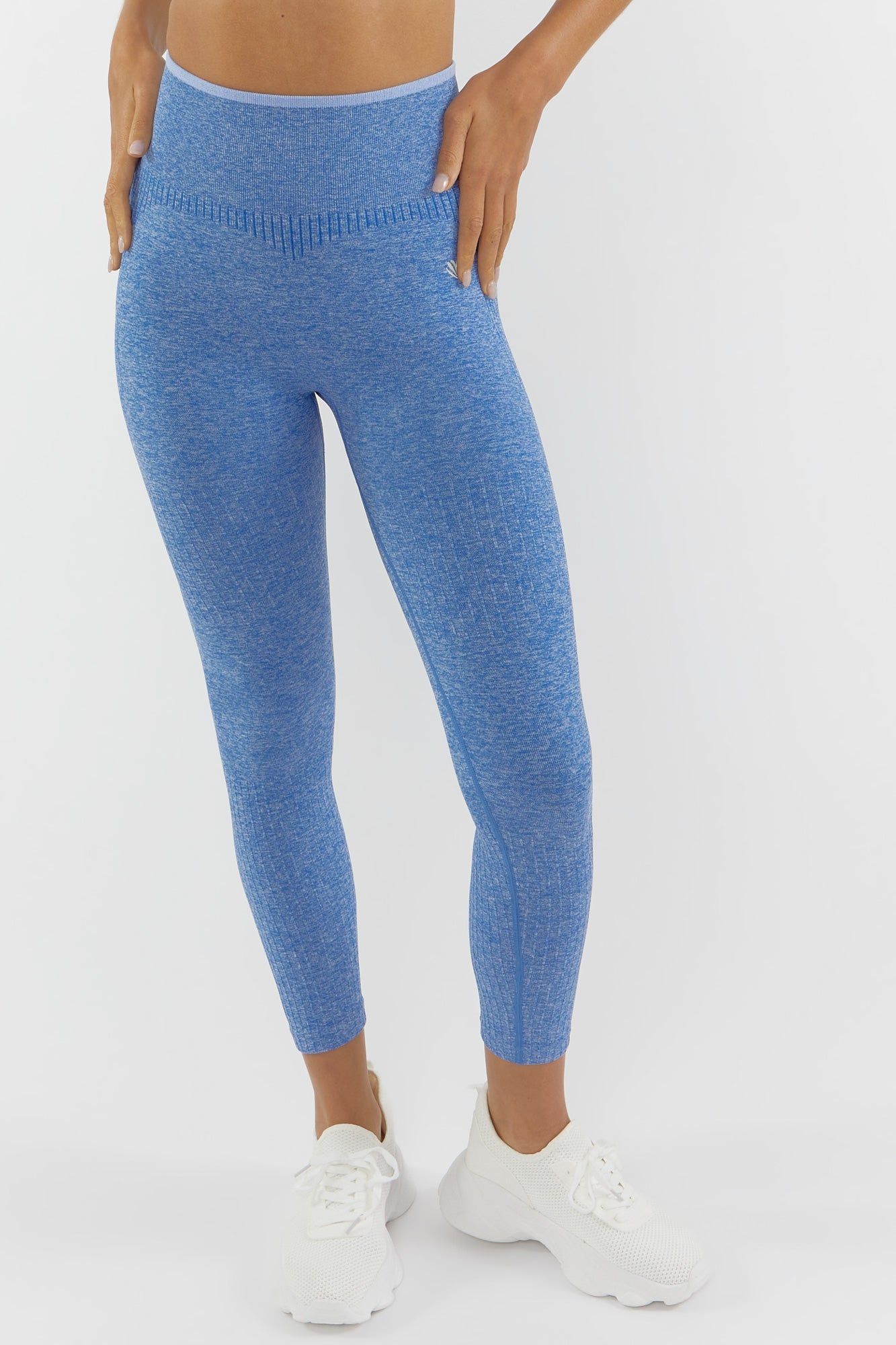 Legging Active côtelé sans couture bleu sold by Urban Planet product image thumbnail 2