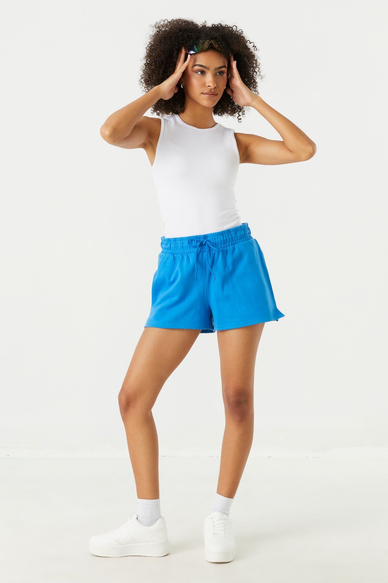 High Rise Fleece Coloured Short sold by Urban Planet product image thumbnail 9