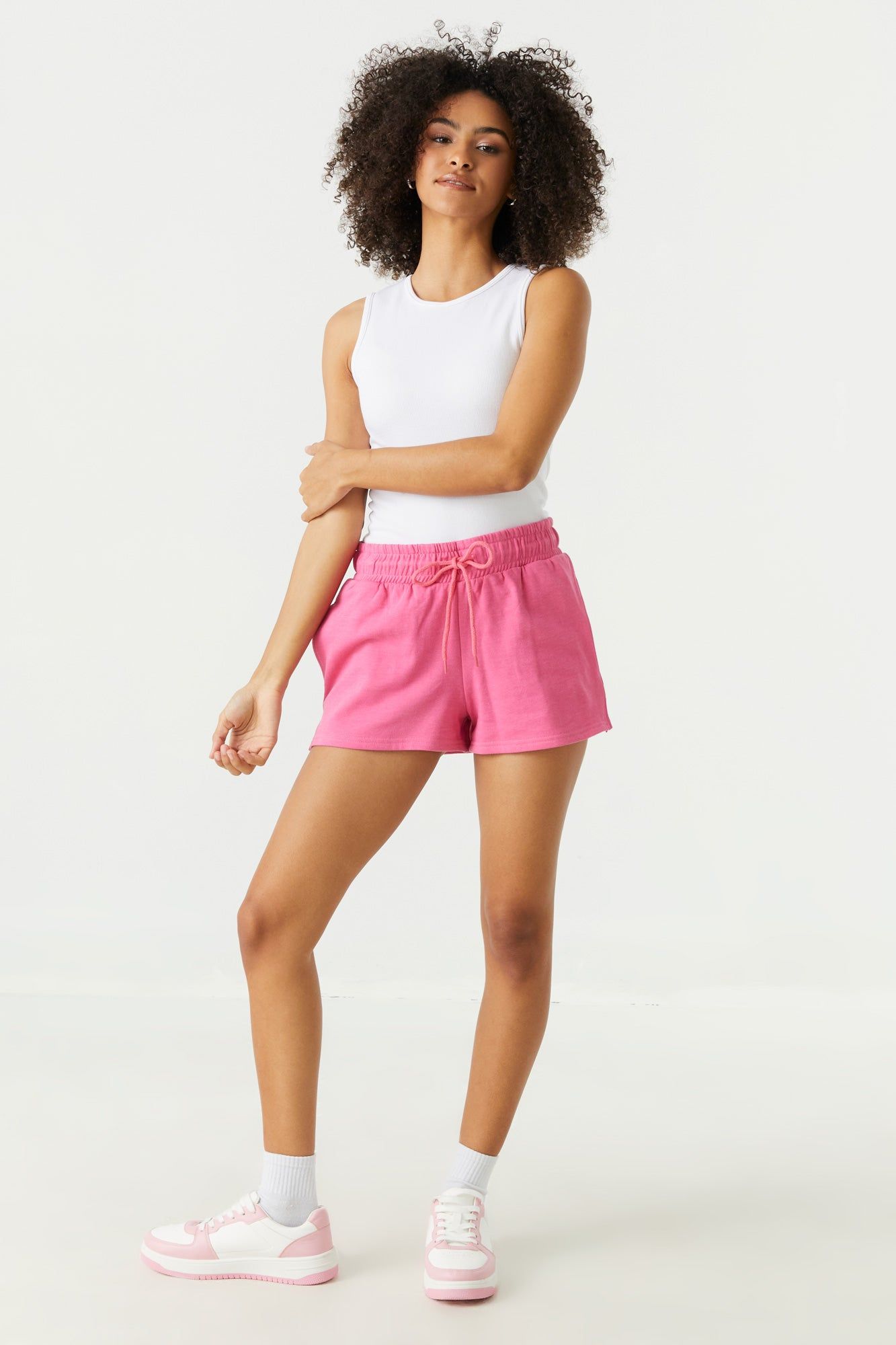High Rise Fleece Coloured Short sold by Urban Planet product image thumbnail 6