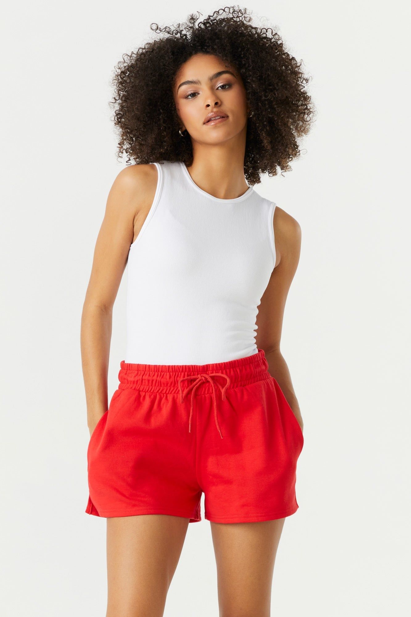 High Rise Fleece Coloured Short sold by Urban Planet product image thumbnail 13