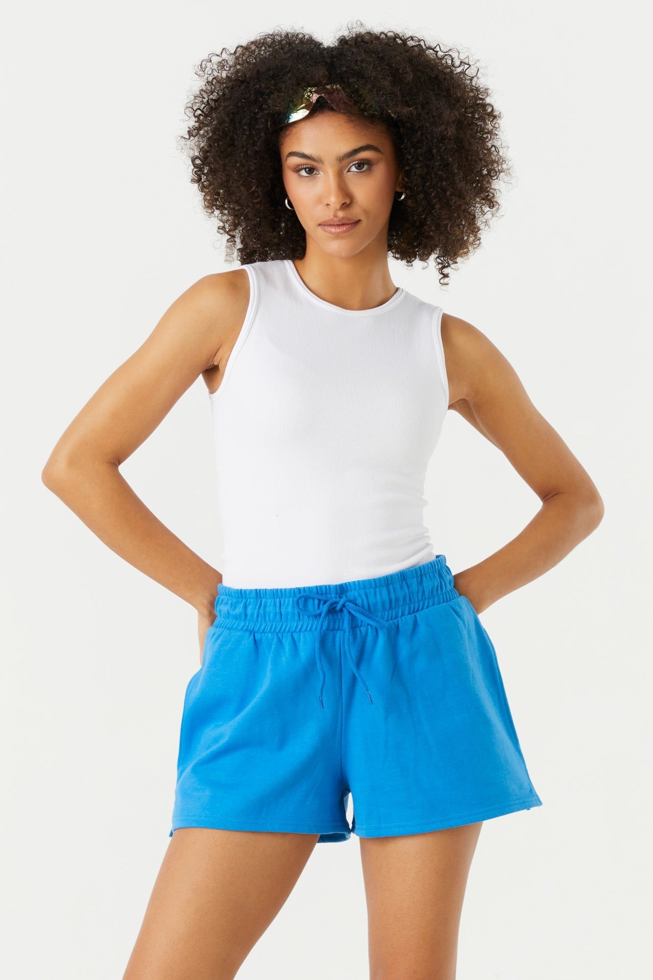 High Rise Fleece Coloured Short sold by Urban Planet product image thumbnail 7